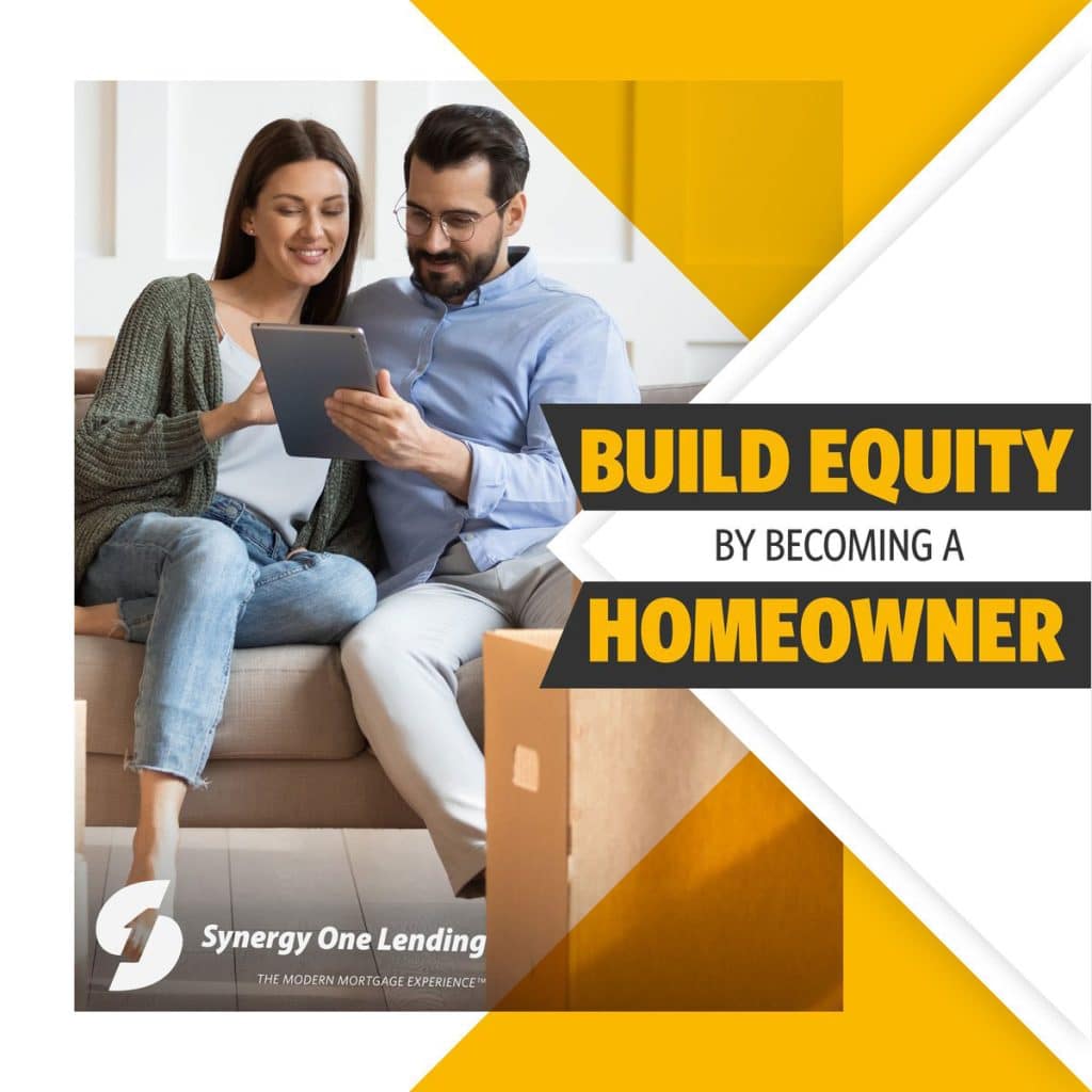Build Equity by becoming a Home owner S1L Graphic