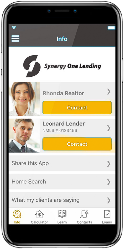 S1 Connect App on a mobile phone